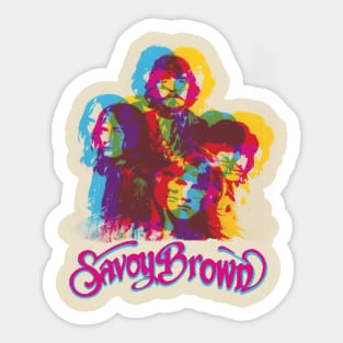 Savoy Brown Sticker